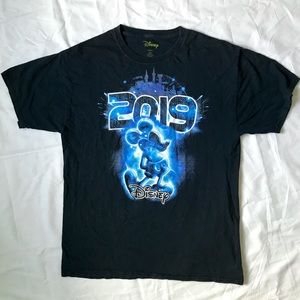 2019 DISNEY T-shirt - Blue Galaxy Mickey - Official Disney Park Merch